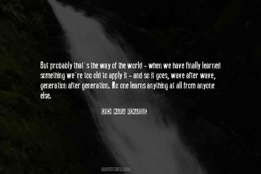 Way Of The World Quotes #376484
