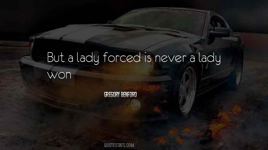 A Lady Never Quotes #57235