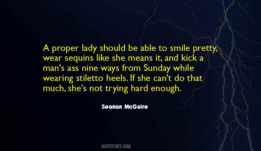 A Lady Should Quotes #572048