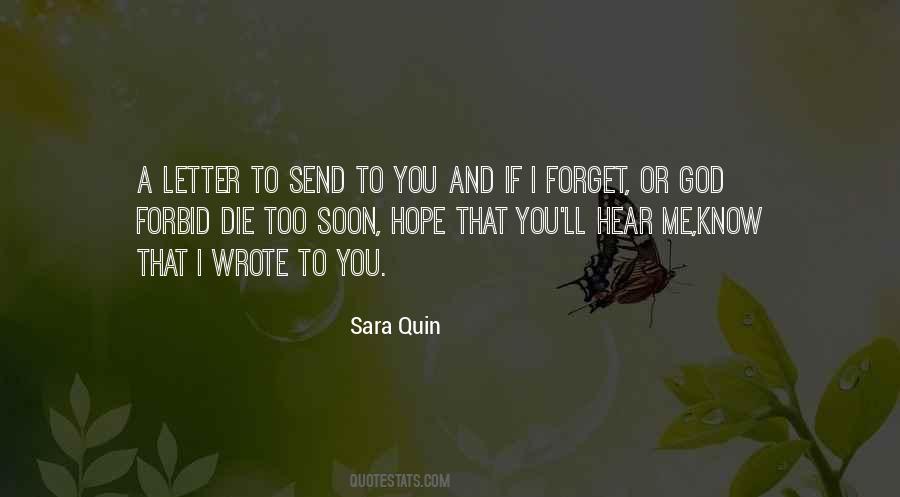 A Letter To God Quotes #204647