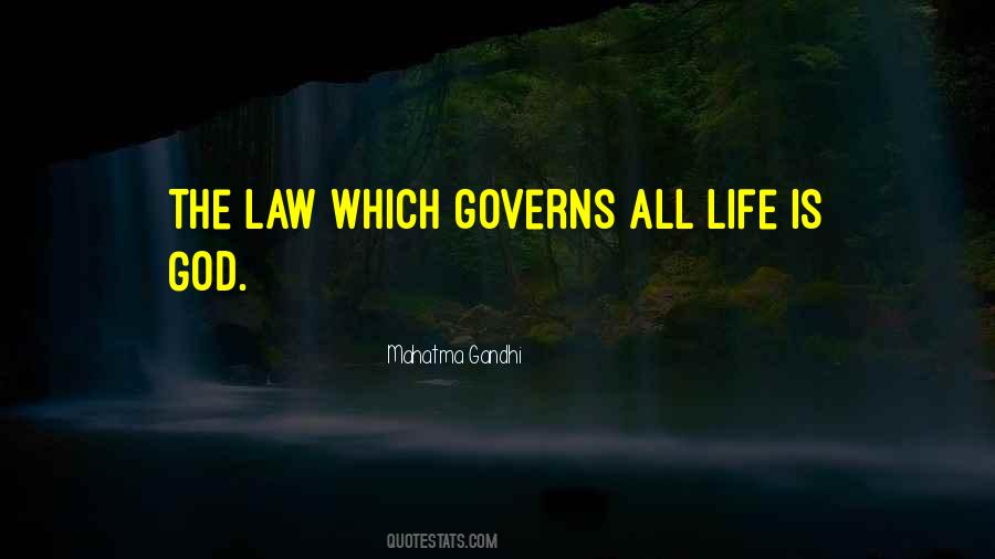 Law That Governs Quotes #1007818