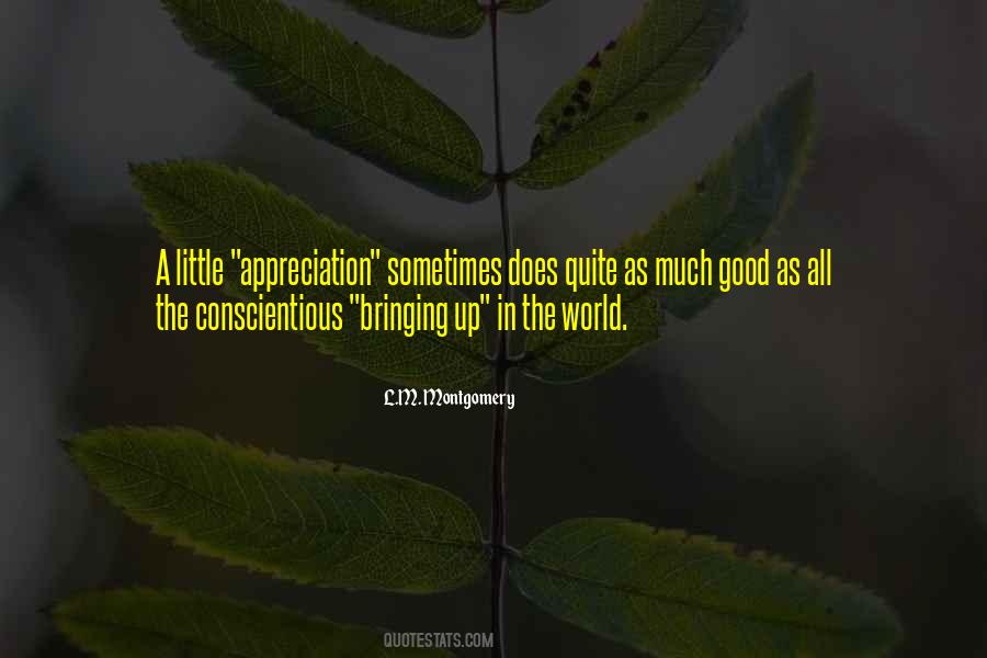 A Little Appreciation Quotes #1861032