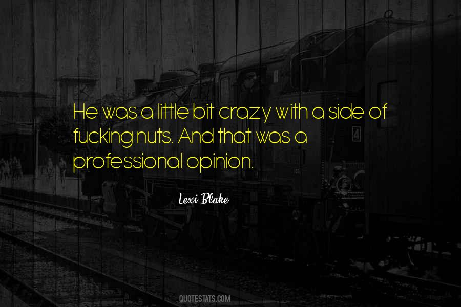 A Little Bit Crazy Quotes #1241305