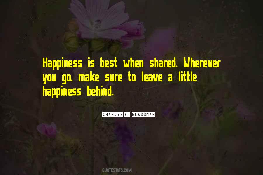 A Little Happiness Quotes #868127