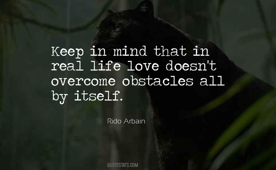 Love Obstacles Quotes #1125021