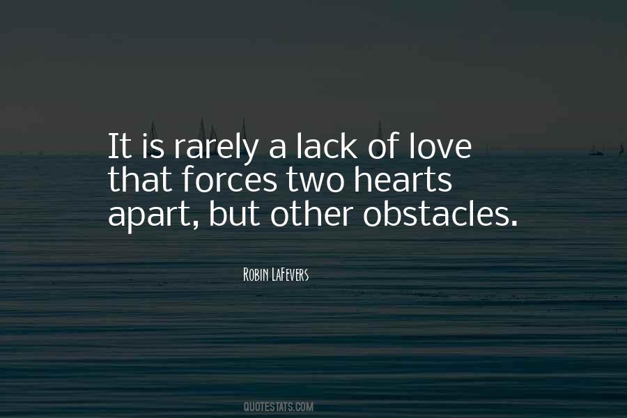 Love Obstacles Quotes #1223555