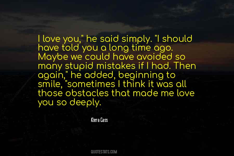 Love Obstacles Quotes #1287566