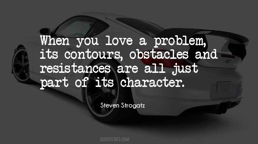 Love Obstacles Quotes #168395