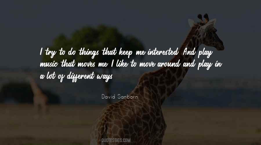 A Lot Of Things To Do Quotes #189897