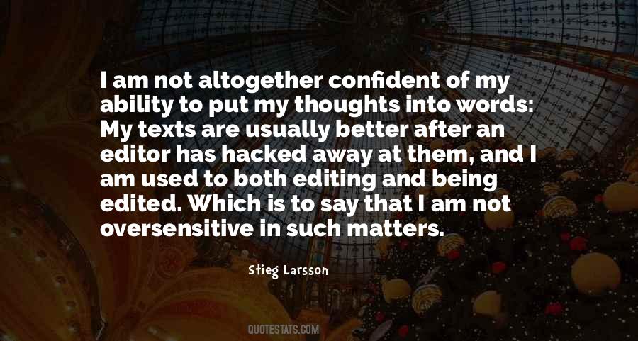 A Lot Of Thoughts Quotes #20392
