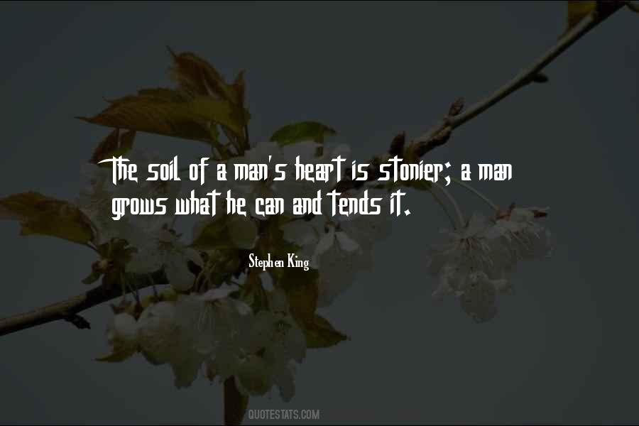 A Man Heart Quotes #54219