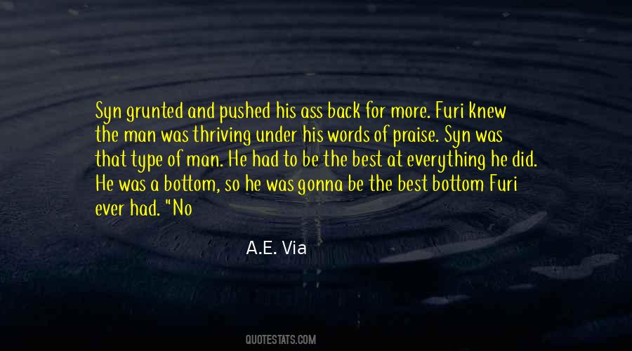 A Man Of No Words Quotes #288591