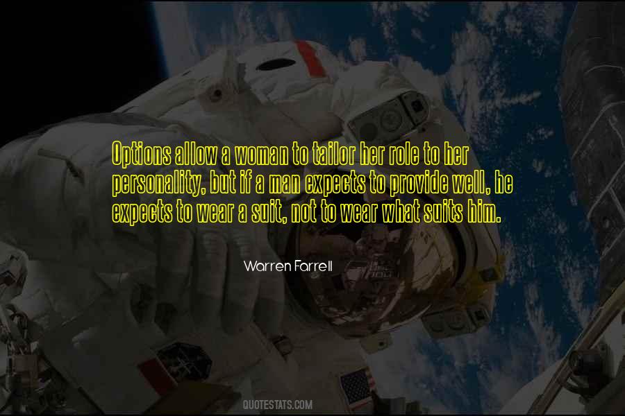 A Man Should Provide Quotes #194375