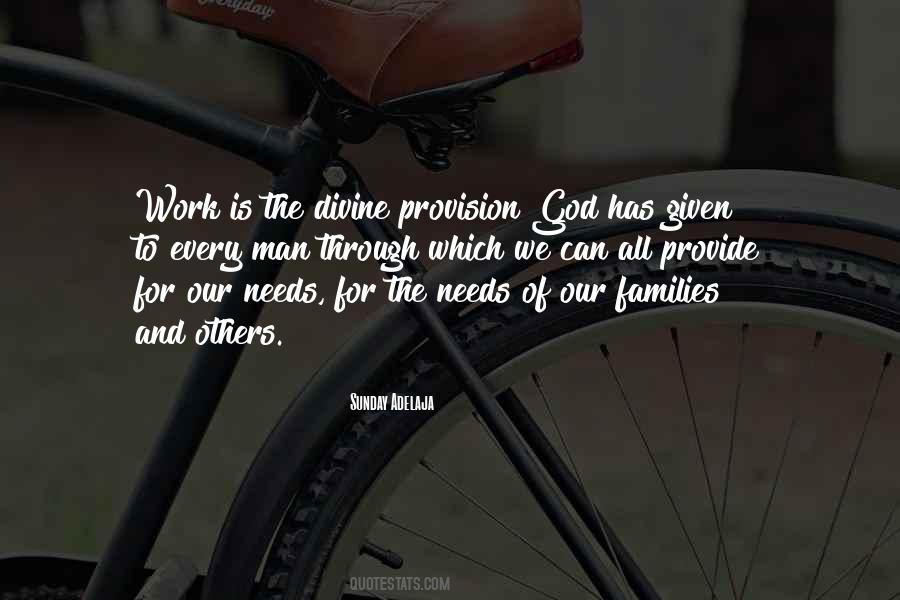 A Man Should Provide Quotes #413884
