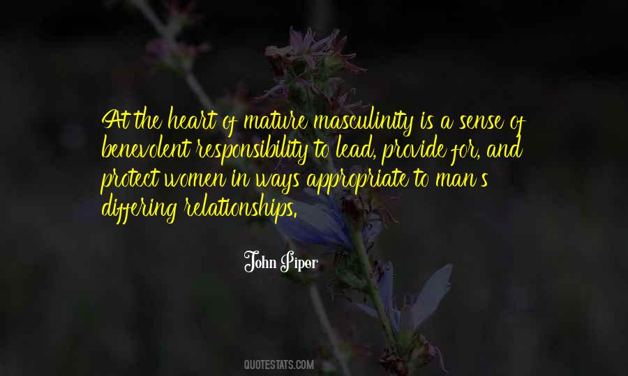 A Man Should Provide Quotes #578633
