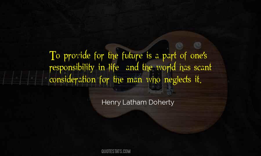 A Man Should Provide Quotes #597707