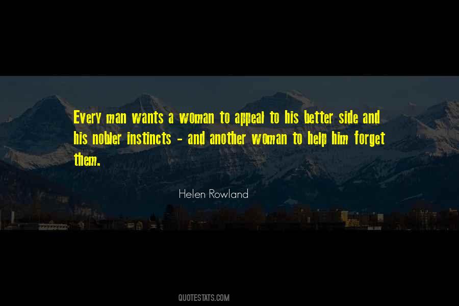 A Man Wants A Woman Quotes #607811