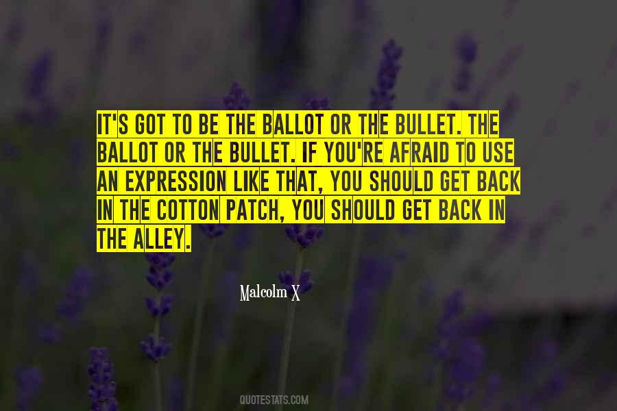 Ballot Or The Bullet Quotes #1604508