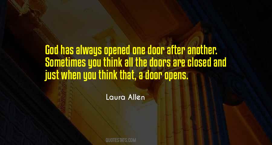 A Closed Door Quotes #1020224