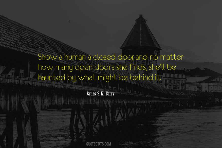 A Closed Door Quotes #1143410