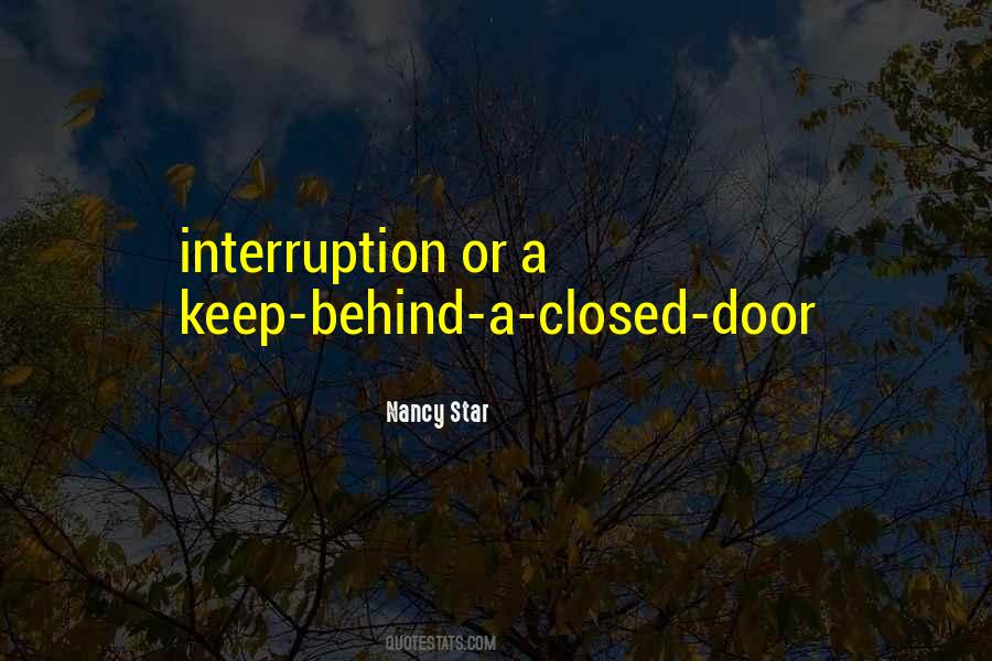 A Closed Door Quotes #1622622