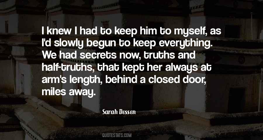 A Closed Door Quotes #1848751