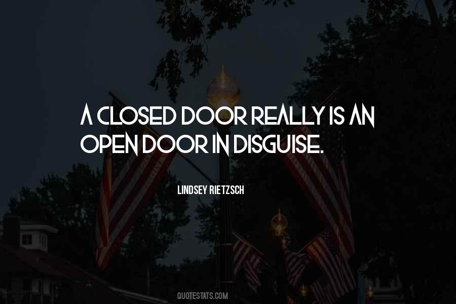 A Closed Door Quotes #2307