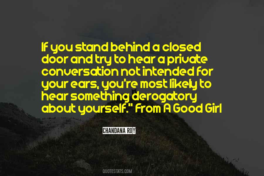 A Closed Door Quotes #962998