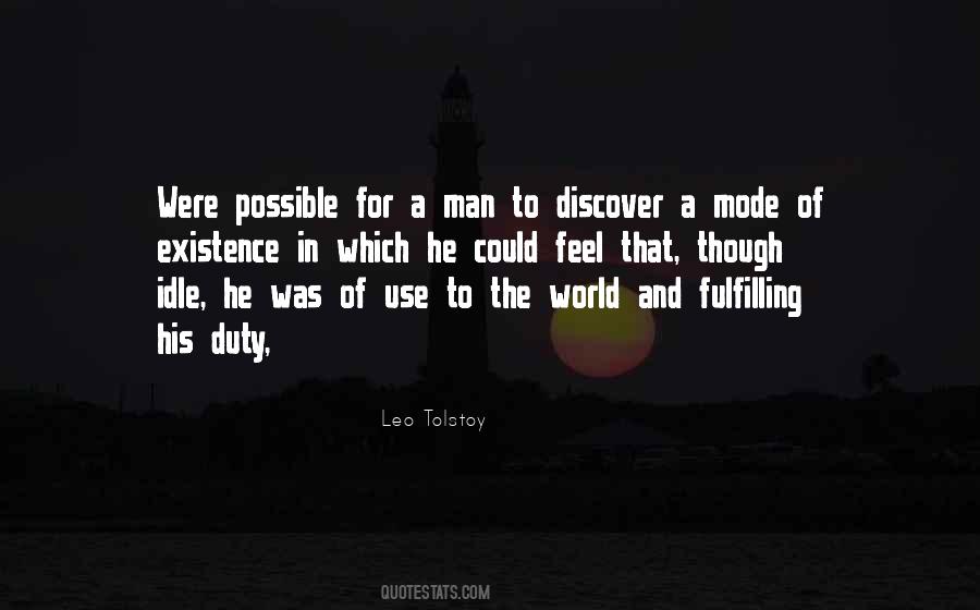 A Man World Quotes #34115