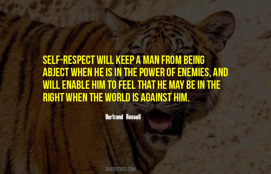 A Man World Quotes #48014
