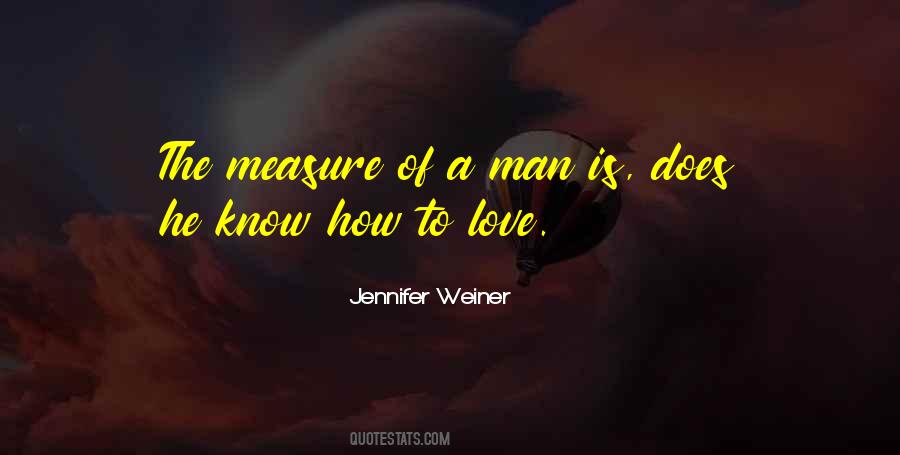 A Man's Measure Quotes #121539