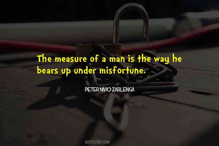 A Man's Measure Quotes #220781