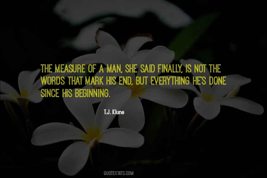 A Man's Measure Quotes #934847