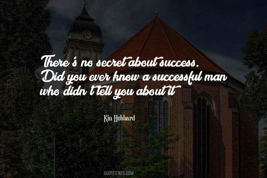 A Man's Success Quotes #1044097