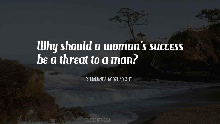 A Man's Success Quotes #1254897