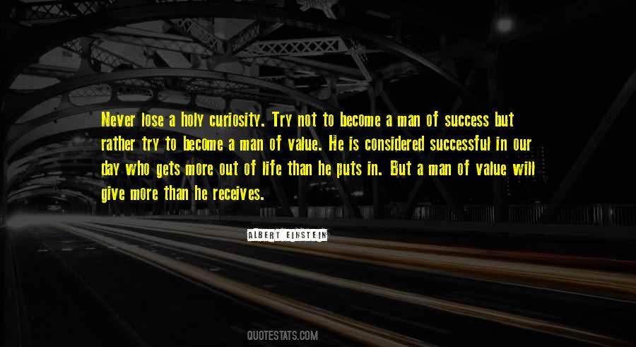 A Man's Success Quotes #64960