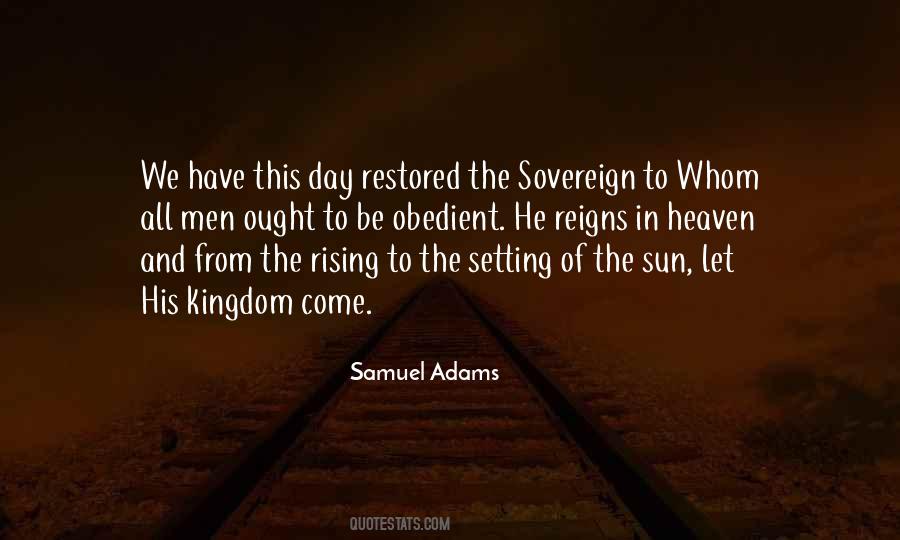 Sovereign God Quotes #1055382
