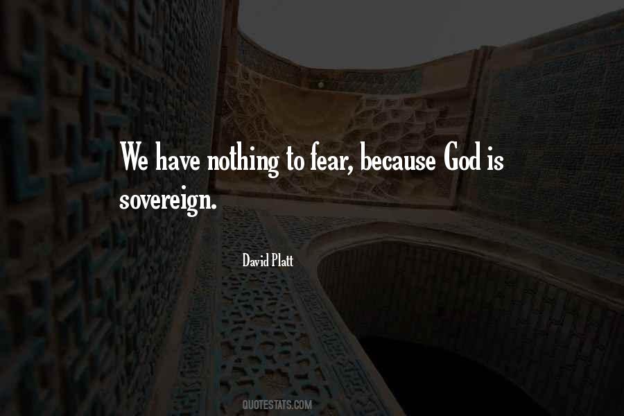 Sovereign God Quotes #319516