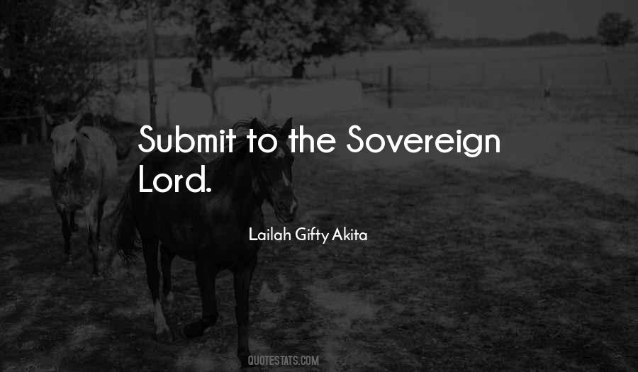 Sovereign God Quotes #683476