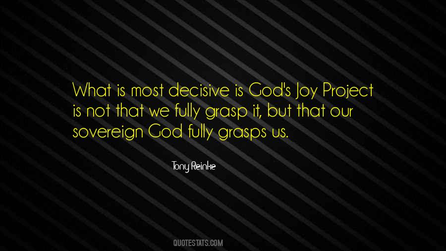 Sovereign God Quotes #73267