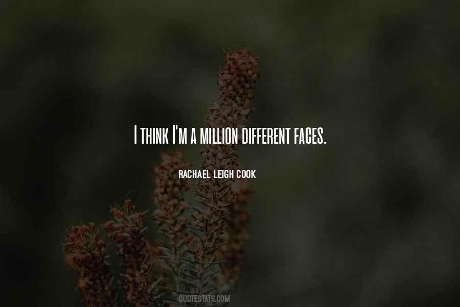 A Million Faces Quotes #269545