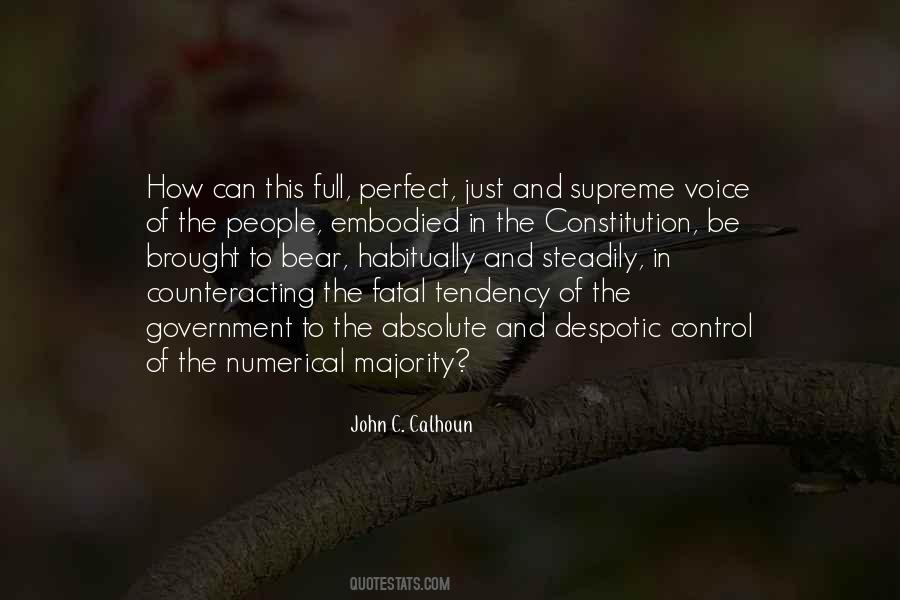 Perfect Government Quotes #1488548