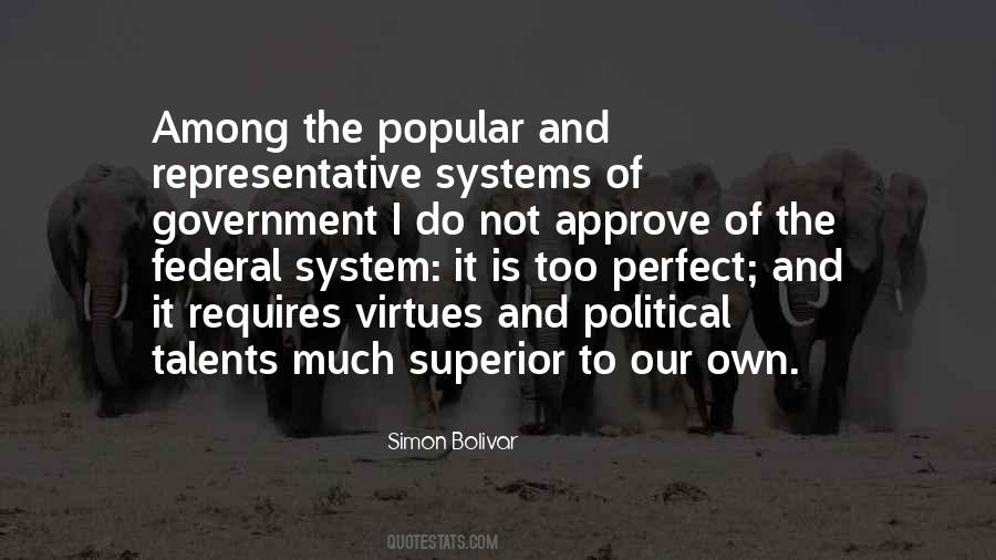 Perfect Government Quotes #205294