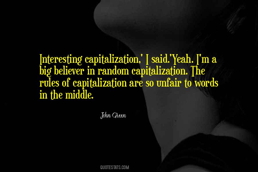 Capitalization Rules Quotes #1076151