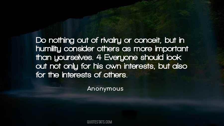 Interests Of Others Quotes #959041