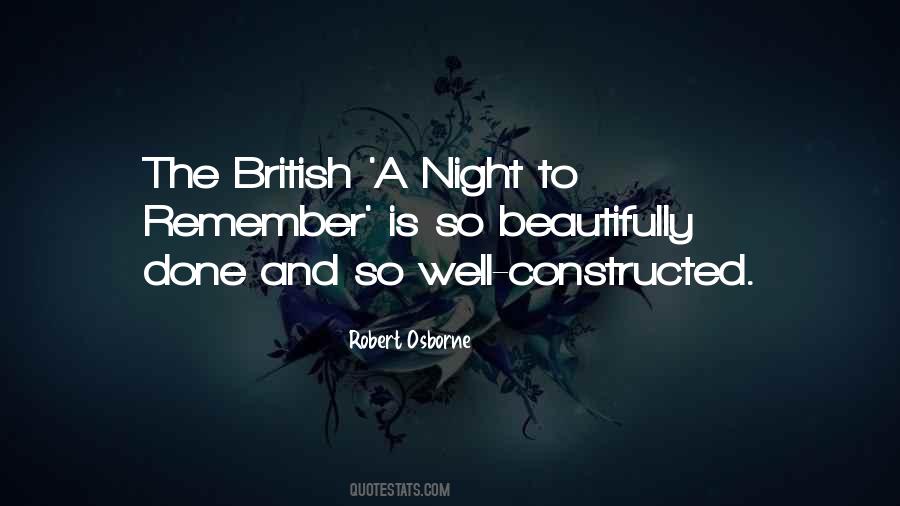 A Night To Remember Quotes #741582