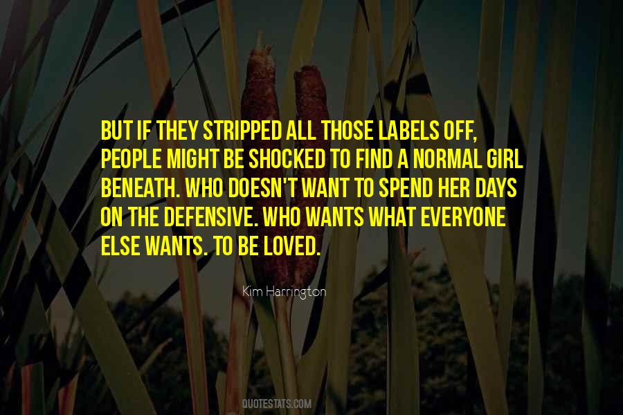 A Normal Girl Quotes #707074