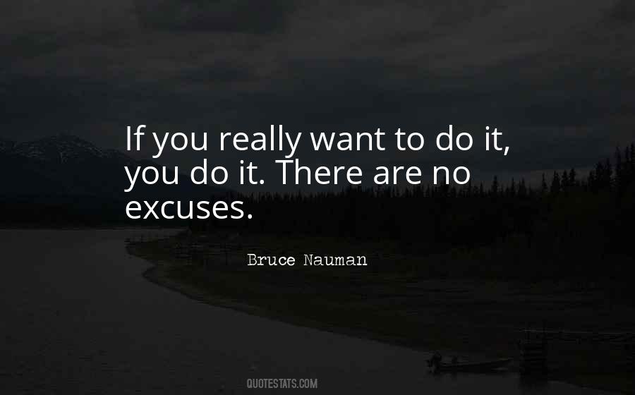 Quotes About No Excuses #1690048