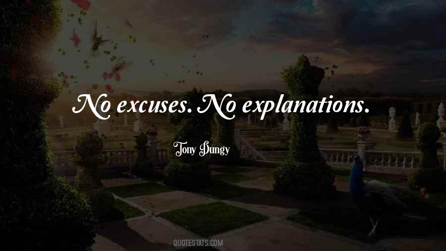 Quotes About No Excuses #1860022