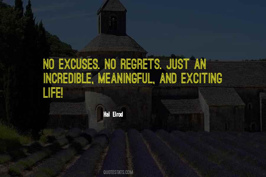 Quotes About No Excuses #273183